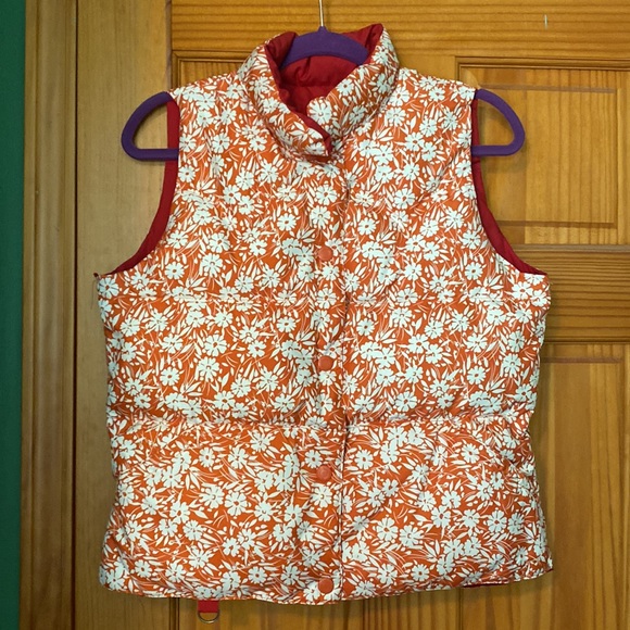 Reversible Puffer Vest Down Vest - Picture 3 of 8